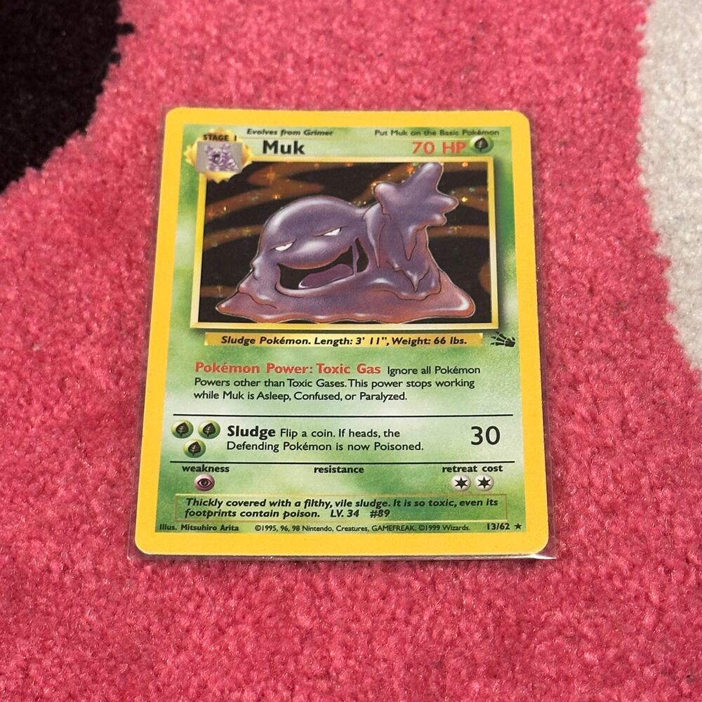 Muk #13 – Pokémon Fossil – As Pictured